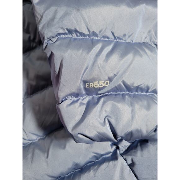 Eddie Bauer Women's EB650 Hooded Down Puffer Jacket Powder Blue XL - Picture 6 of 9